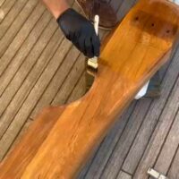 verniciatura legno imbarcazione